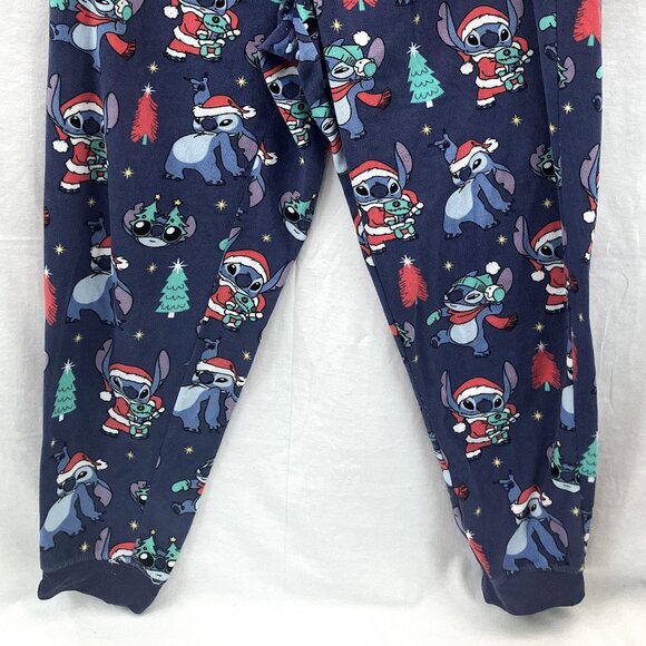 NWT Lilo and Stitch Christmas Woman's Pajamas - 2 Piece Set. Size M (8-10) - Picture 3 of 7